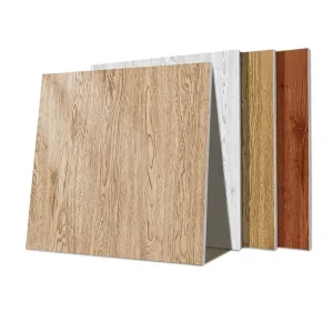 PVC Self Adhesive Wood Grain Flooring Waterproof Wear Resistant Fireproof Moisture Proof for Bedrooms Home Commercial Use