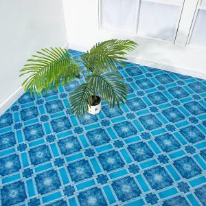 PVC Sponge Flooring Waterproof Non-Slip Non-Toxic Sound-Insulating Vinyl Floor Roll for Home and Bedroom