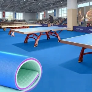 PVC Sports Flooring for Table Tennis Courts Durable High Quality Covering