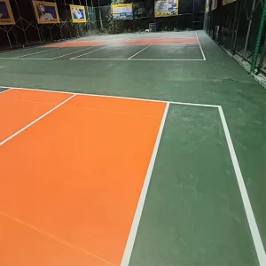 PVC Tennis Court Flooring Roll Mats Indoor Sports Court Rolling Floor Sports Professional PVC Pickleball Court Flooring Mat