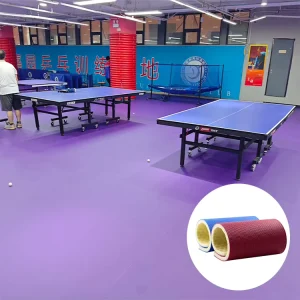 PVC Vinyl Flooring Table Tennis Floor Mat for Table Tennis Flooring