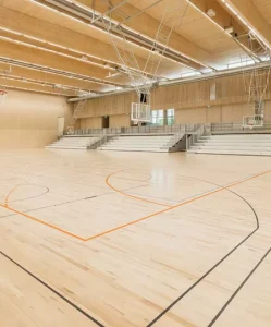 PVC Vinyl Indoor Sport Flooring Rolls for Basketball Badminton Tennis Courts Modern Design Waterproof & Anti slip