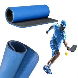 PVC Vinyl Pickleball Court Floor Mat for Sport Club Outdoor Sports Court Pickleball Roll Up Customized Size