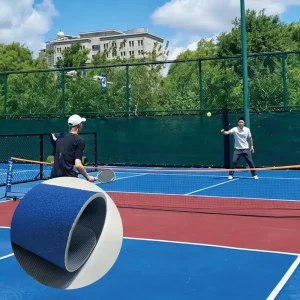 PVC Vinyl Pickleball Court Flooring Roll Mat Acrylic Surface for Indoor and Outdoor Non Slip Waterproof Adhesive Installation
