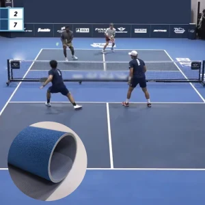 PVC Vinyl Pickleball Mat Flooring Roll Acrylic Surface for Indoor and Outdoor Non Slip Waterproof Adhesive Installation