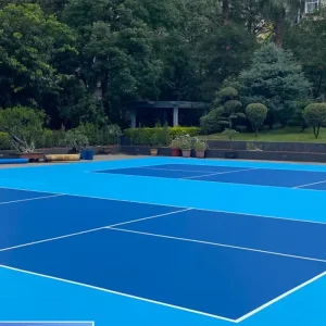 PVC Vinyl Roll Floor Mats Sports Flooring for Indoor Basketball and Badminton Courts Eco Friendly Shock Absorption Waterproof