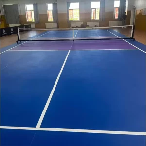 PVC Vinyl Sport Flooring for Gym Wear Resistant Anti Slip for Indoor Use Tennis Pickleball Table Tennis 3D Model Design