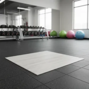 PVC Wood Grain Floor Protection Mat Interlocking Tiles with Borders