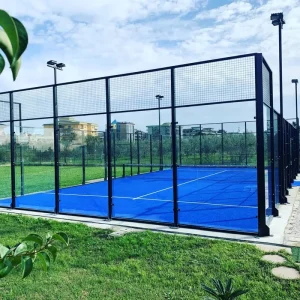 Padel Tennis Court Artificial Grass Carpet with Steel 10x20m Sports Flooring Recyclable Materials