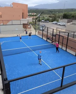 Padel Tennis Court Outdoor Artificial Grass High Density 15mm Steel Durable PU Latex Backing Grass 10m*20m