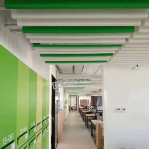 Panels Acoustic Ceilings Sound-absorbing Panel for Commercial Building Space Long Curved Concrete False Plank Ceiling Panels