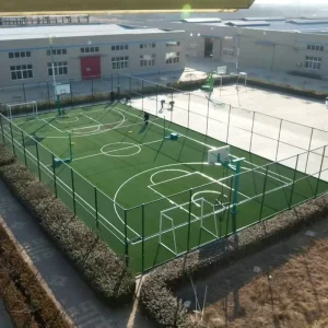 Panna Soccer Cage Futsal Court With Synthetic Turf Football Training Pitch