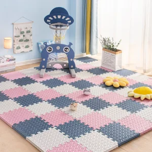 Patchwork Baby Crawling Foam Floor Mat, Thickened Drop-Resistant