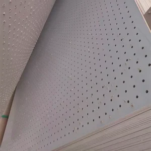 Perforated Acoustic MDF Board 1220x2440mm (4x8ft) Sound Absorbing Wall Panel Soundproof Fiberboard for Studio Office