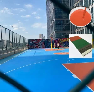 Pickleball Basketball Tennis Multi-Sport Court Eco-Friendly Anti-Slip Shock-Absorption Acrylic Rubber Plastic Wet-Pour Coating