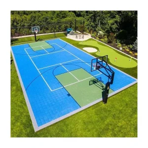 Pickleball Court Modular Interlocking Plastic Floor Tiles Anti-Slip Eco-Friendly & Easy Install