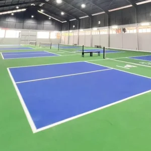 Pickleball PVC Flooring Tiles Removable Matte Sports Floor Mat with 2mm 3mm 4mm Thickness