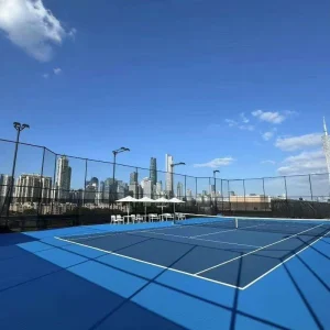 Pickleball Paddle Tennis Court Rubber Flooring Eco-Friendly Anti-Slip Indoor/Outdoor Use XC-QC-001