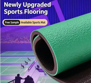 Pickleball Stadium Indoor Sports Wooden Flooring Sports Mat PVC Plastic Flooring