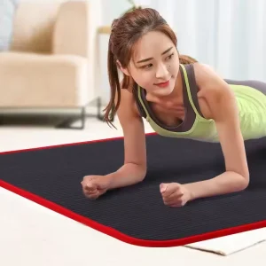 Pilates Gymnastics Mat Comfort Thick Edging 10mm NBR Exercise Yoga Mat