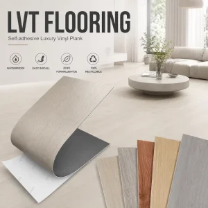 Piso De Vinil Luxury PVC Flooring Decorative Design Custom Size Thickness OEM Packing