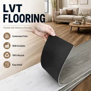Pisos De Plastico Dry Back Vinyl Flooring Stone Texture Durable Office Hotel School Building Material Distributor