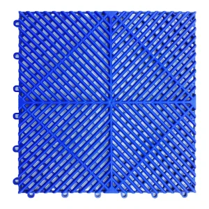 Plastic Click Interlocking Modern Indoor Garage Floor Tiles PP Material Vented Grid Eco-Friendly Waterproof Anti-Scratch