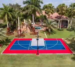Plastic Durable Eco-Friendly Waterproof Fireproof Interlocking Floor Tiles for Gym Backyard Sports Field Use