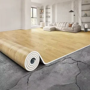 Plastic Floor Non-Slip Non-Directional PVC Sheets Vinyl Roll Flooring Waterproof Indoor Homogeneous Hospital UV Coated