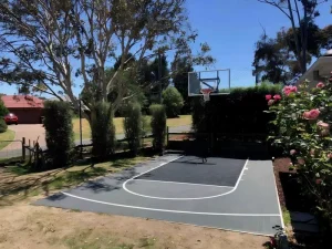 Plastic Interlocking Flooring Tiles Sports Field Basketball Court Badminton Court Garden Backyard Waterproof Shock Absorption