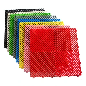 Plastic Interlocking Garage Floor Tiles
