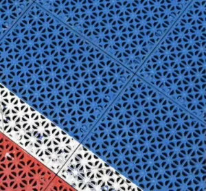 Plastic Interlocking Garage Tiles, Waterproof Anti-Slip Sports Flooring