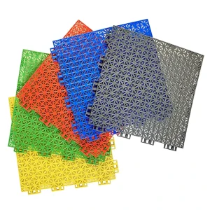 Plastic Interlocking Outdoor Suspended Modular Sports Flooring Tiles