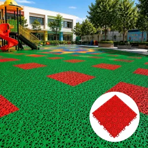 Plastic Interlocking Sports Floor Tiles for Gyms, School Sports Halls, and Recreation Centers