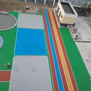 Plastic Material for Multi Sport Court Flooring and Playground Surfaces Eco Friendly Indoor Outdoor Use