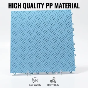 Plastic PP Modern Indoor Garage Floor Tiles Waterproof Anti-Scratch Click Lock System Customized Color Mat Car Washing Room 5