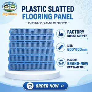 Plastic Pig Slatted Floor with High Load Capacity Anti Slip Durable PP Flooring Good Ventilation Easy Clean for Sow Piglet