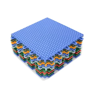 Plastic Sport Flooring PP Interlocking Court Floor Tile Anti Slip Suspended Indoor Outdoor Flooring for Basketball Carpet