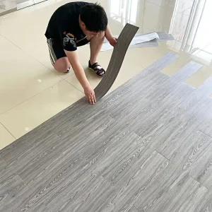 Plastic Tile Dry-Back Vinyl Flooring Supplier for Residential Decoration