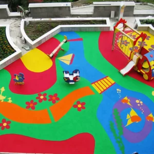 Playground Rubber Mats EPDM Rubber Safety Flooring