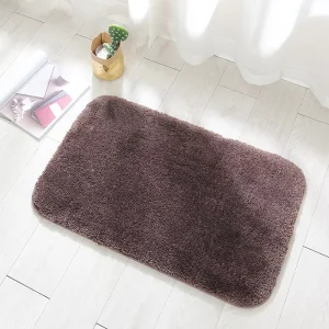 Plush Kitchen Floor Mat Wipe-Clean Dirt-Proof Doormat Entryway Doorway Carpet Home Use