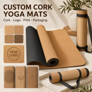 Polar Vessel Cork Yoga Mat, Single Color, Silent Non-Slip Exercise Pad for Marine Research