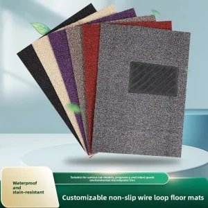 Polyester 0.6mm/1.0mm Thickness Non-Slip Waterproof Wire-Loop Design Eco-Friendly Latex Car Floor Mats