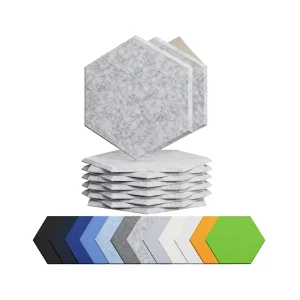 Polyester Fiber Acoustic Panels for KTV Cinema Meeting Room Soundproofing & Noise Reduction with Glue Installation
