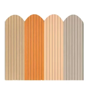 Polyester Fiber Sound Absorbing Board Eco Friendly Acoustic Panels Anti Collision Modern Hotel Artistic Panel Veneer Living Room