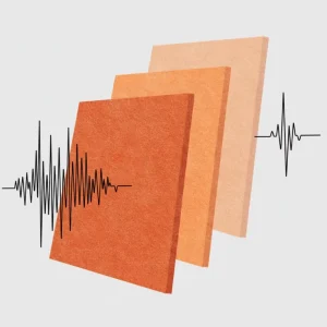 Polyester Fiber Sound Absorbing Panels Decorative Acoustic Wall Panels for Home Office Studio Noise Reduction