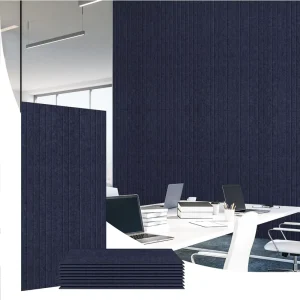 Polyester Fiber Sound Proof Colorful Acoustic Panel PET Fire Retardant Acoustic Board