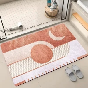 Polyester Machine-Made PET-Friendly Non-Slip Floor and Bath Mat