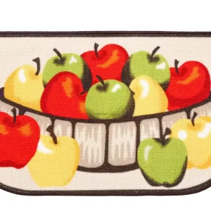 Polyester Rich Pattern Non-Slip Soft Kitchen Floor Mat