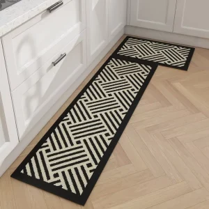 Polypropylene Anti-slip Kitchen Bathroom Mats Waterproof Oil-resistant Wipeable Household Long Dirt-Free Foot Mat